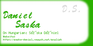 daniel saska business card